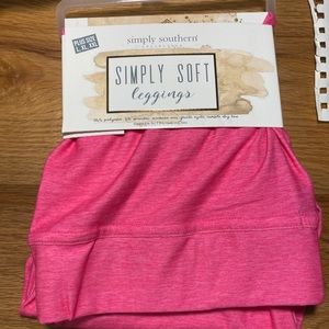 Simply Southern Hot Pink Leggings